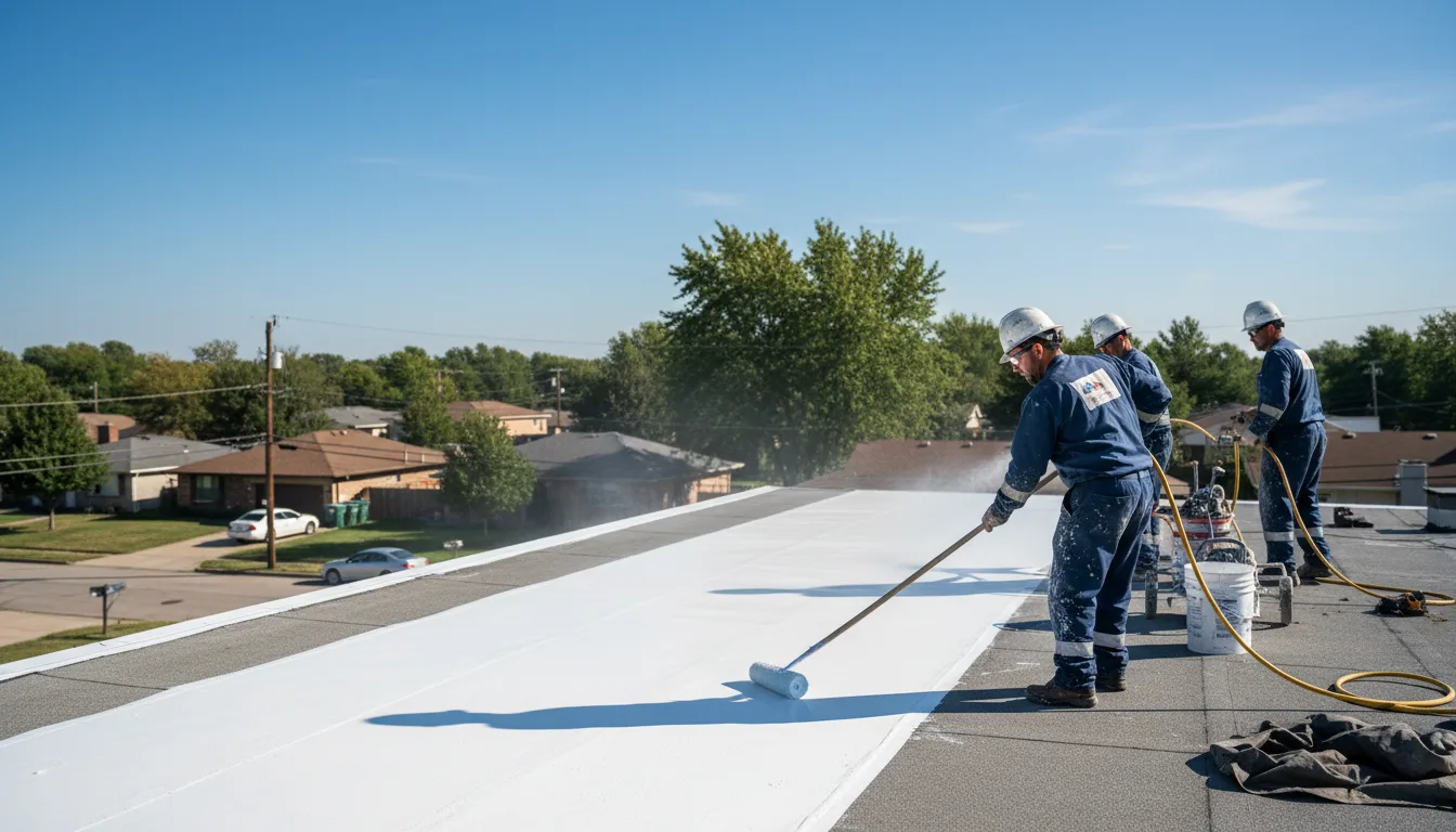 Commercial roof coating in Port Carbon, PA near me